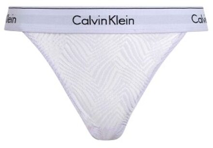 Calvin Klein Modern Lace Thong Zwart,Lila - Medium,Large,X-Large