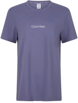 Calvin Klein Modern Structure pyjamatop met logoprint Lila - XS