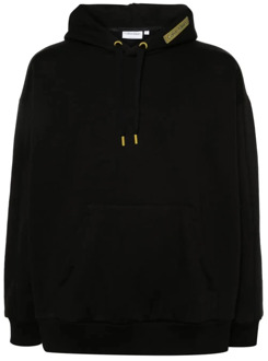 Calvin Klein Moderne Comfort Hoodie met Rasterlogo Calvin Klein , Black , Heren - L,M