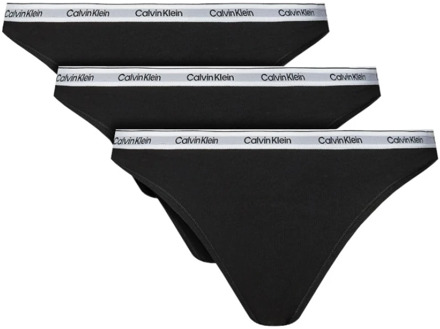 Calvin Klein Moderne Logo Katoenen Ondergoed Calvin Klein , Black , Dames - 2Xl,Xl,L,Xs,3Xl