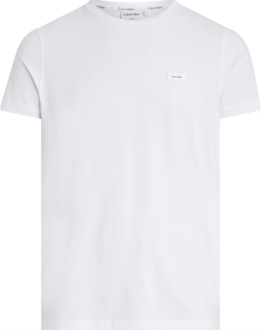 Calvin Klein Moderne Stretch Slim Fit T-shirt Calvin Klein , White , Heren - 2Xl,Xl,L,M,S