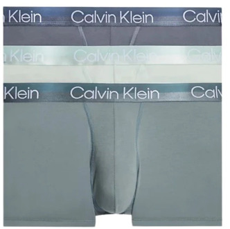 Calvin Klein Moderne Structuur 3-Pack Boxershorts Calvin Klein , Gray , Heren
