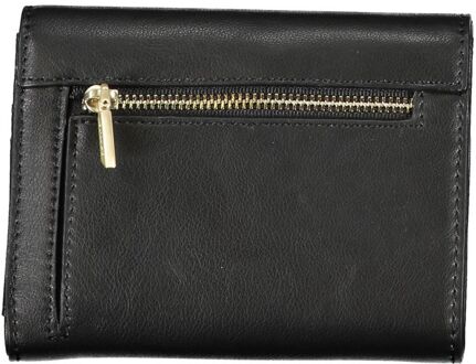 Calvin Klein Monogram Drievoudige Portemonnee Zwart - One Size