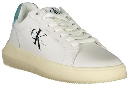 Calvin Klein Monogram Lage Sneakers - maat EU 45 Wit