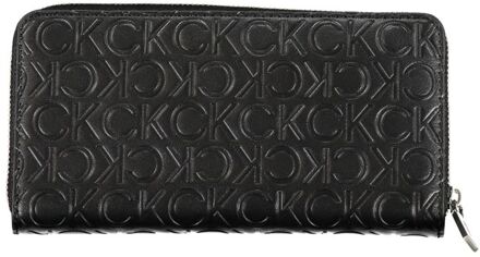 Calvin Klein Monogram Ritsportemonnee Stijl K50k506126 Zwart - One Size
