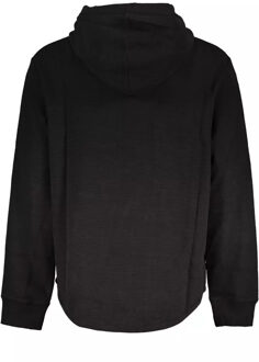 Calvin Klein Monogram Wafelbrei Hoodie Zwart