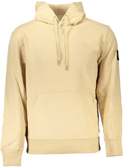 Calvin Klein Monologo Badge Hoodie Heren beige - S