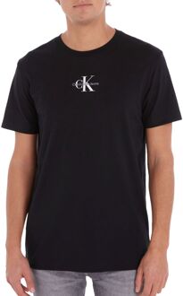 Calvin Klein Monologo Regular Shirt Heren zwart - L