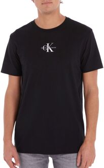 Calvin Klein Monologo Regular Shirt Heren zwart - XL