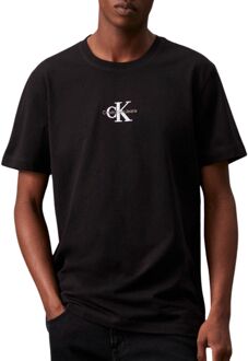 Calvin Klein Monologo Shirt Heren zwart