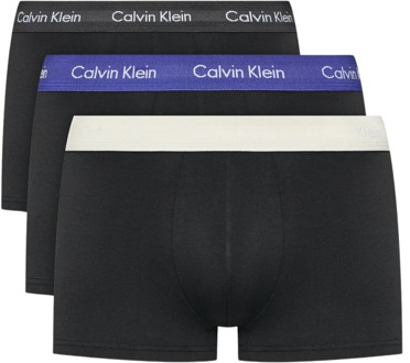 Calvin Klein Multicolor Katoenen Stretch Boxershorts Calvin Klein , Black , Heren - S,Xs