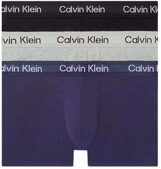Calvin Klein Multicolor Stretch Boxershorts 3 Pack Calvin Klein , Multicolor , Heren - XS