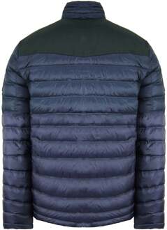Calvin Klein Nylon Heren Navy Gewatteerde Jas Blauw - M