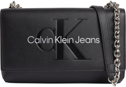 Calvin Klein Omkeerbare Schoudertas Zwart Calvin Klein , Black , Dames - ONE Size