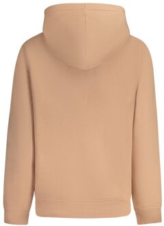 Calvin Klein Ontspannen Ck Monogram Hoodie Bruin