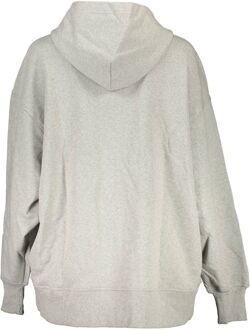 Calvin Klein Ontspannen Pasvorm Rits Hoodie - maat Lichtgrijs