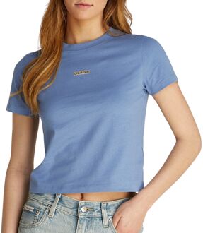 Calvin Klein Placed Institutional Shirt Dames - L