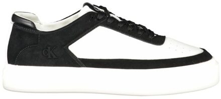 Calvin Klein Platform Leren Sneakers - maat EU 40 Wit