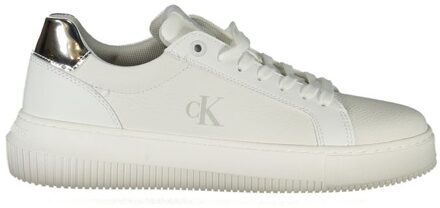 Calvin Klein Platform Sneakers Lage Top Casual - maat EU 41 Wit