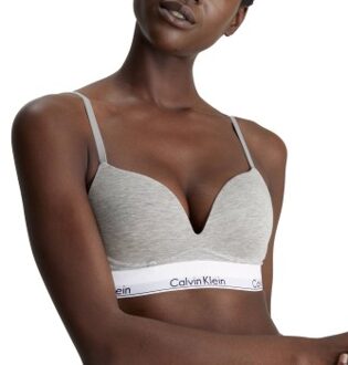 Calvin Klein Plunge Push Up Bra Zwart,Grijs - A 80
