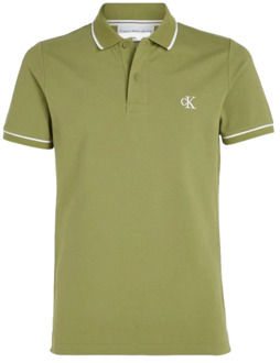 Calvin Klein Polo Shirts Calvin Klein , Green , Heren - Xl,Xs