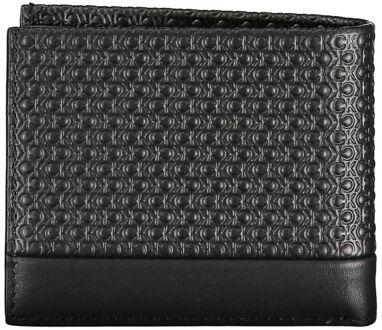 Calvin Klein Portemonnee Zwart Ck Monogram - maat