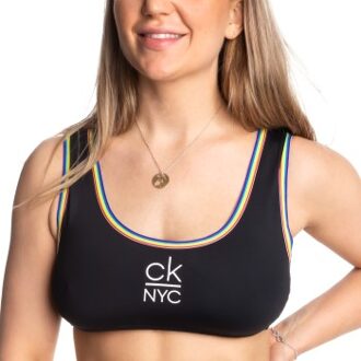 Calvin Klein Pride Bralette Bikini Zwart - Small,Medium,Large