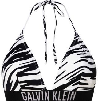 Calvin Klein Print Triangle Bikini Top Wit,Zwart,Versch.kleure/Patroon - Medium,Large,X-Large