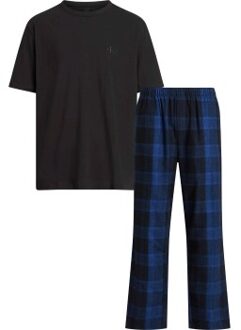 Calvin Klein Pure Flannel Short Sleeve Pyjamas Zwart,Blauw,Versch.kleure/Patroon - Small,Medium,Large,X-Large