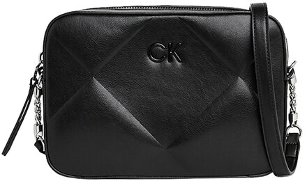 Calvin Klein Quilt Camera Bag ck black Damestas Zwart - H 16 x B 23 x D 6
