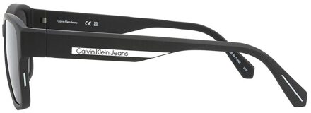 Calvin Klein Rechthoekige zonnebril heren (Zwart/Grijs) - maat