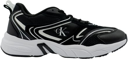 Calvin Klein Retro tennis sneakers Zwart - 42