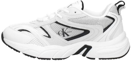 Calvin Klein Retro Tennis Su-mesh Wn Wit - 40