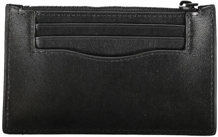Calvin Klein Ritsleer Portemonnee - maat Zwart