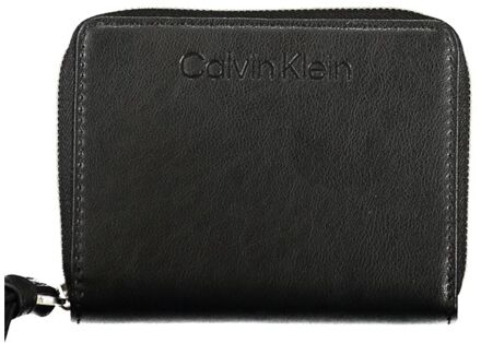 Calvin Klein Ritsportemonnee Klassieke Stijl Zwart