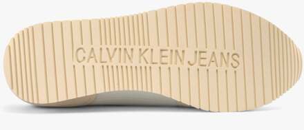 Calvin Klein RUNNER SO LACEUP Heren Sneakers Helder Wit/Ei-schaal - EU 40