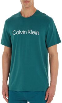 Calvin Klein S/S Crew Neck Shirt Heren groen - XL