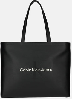 Calvin Klein Sculpted Slim Schoudertas Calvin Klein , Black , Dames - ONE Size