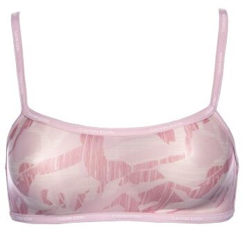 Calvin Klein Sheer Marq Bralette Unlined * Actie * Roze,Versch.kleure/Patroon - Medium