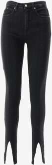 Calvin Klein Skinny Fit HIGH RISE SUPER SKIN zwart - 25-L30;26-L30;26-L32;29-L30;29-L32;30-L32;31-L30;31-L32