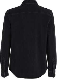 Calvin Klein Slim Denim Overhemd in Denim voor heren Blauw