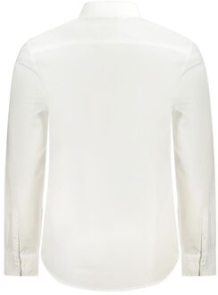 Calvin Klein Slim Fit Lange Mouw Overhemd Wit