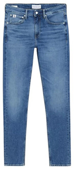 Calvin Klein Slim Taper Denim Jeans Calvin Klein , Blue , Heren - W31 L32,W30 L32,W32 L32,W33 L32,W29 L32,W34 L32