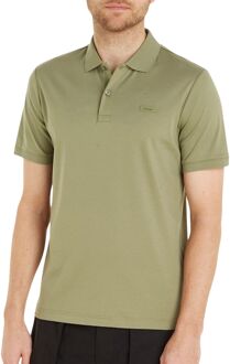 Calvin Klein Smooth Cotton Polo Heren groen