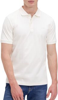Calvin Klein Smooth Cotton Polo Heren off white - XL