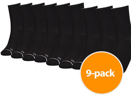 Calvin Klein Sokken Dames Zwart 9-Pack-one size - One Size (37-41)