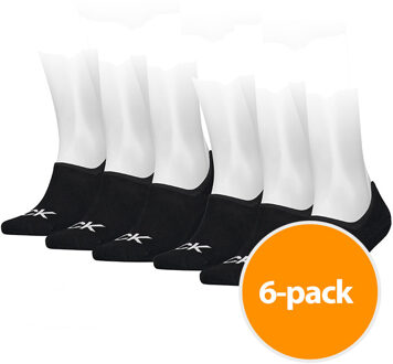 Calvin Klein Sokken Footie High Cut 6-Pack Zwart - One Size (40-46)