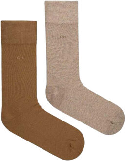 Calvin Klein Sokken met geborduurd logo voor heren Grijs - 38-42