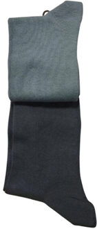 Calvin Klein Sokken met geborduurd logo voor heren - maat 38-42 Grijs