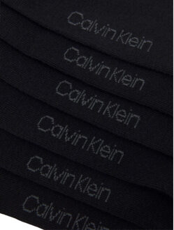 Calvin Klein Sokken met herenlogo (set van 6) - maat 38-42 Zwart